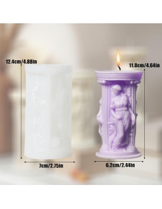 Molde de Silicona para Velas 3D Diosa Atenea - Symphonyw 2