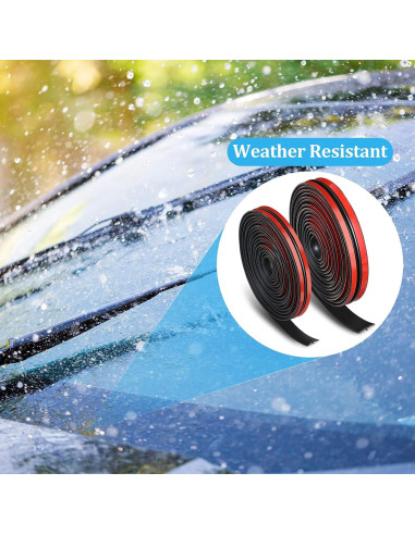 Tira de Sellado de Goma Frienda 6.7m para Parabrisas de Coche