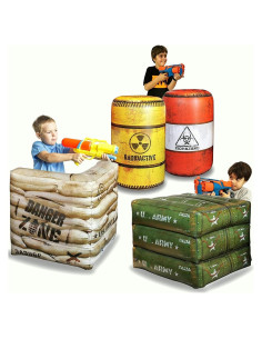 Paquete 4 Inflables de Combate NINOSTAR para Niños