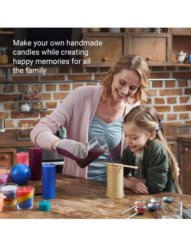 Juego de Moldes para Hacer Velas Cilíndricas Tienda de Velas