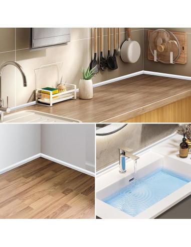 Moldura Flexible de Cuarto Redondo OBILAN 99 cm Autoadhesiva