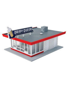 Kit Estructura Vintage Dairy Queen Walther Escala HO 12.8x8.8x6 cm