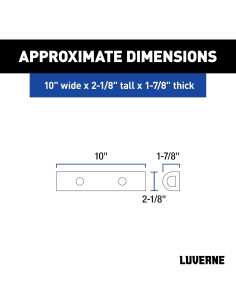 Protector de Parachoques de Goma LUVERNE 10" Universal 2