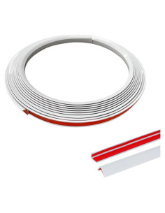 Recorte de Azulejos Pano 6.1m PVC Blanco para Baño y Muebles