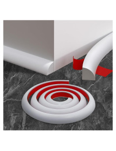 Moldura Flexible de Cuarto Redondo Joengoep 401.3 cm Blanca