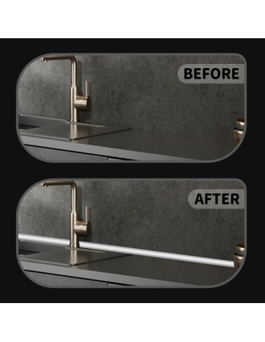 Moldura Flexible de Cuarto Redondo Joengoep 401.3 cm Blanca