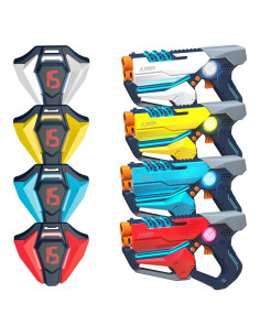 Conjunto de Laser Tag 4 Piezas WINYEA con Chalecos LED