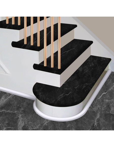 Moldura Flexible de Cuarto Redondo Joengoep 401.3 cm Blanca