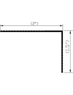 Protector de Borde de Escalera Aluminio TMH 121.92 cm Antideslizante 2
