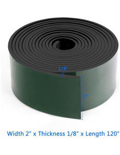 Tira de Goma Adhesiva HooTown 5.08cm Ancha x 3.2mm Gruesa 2