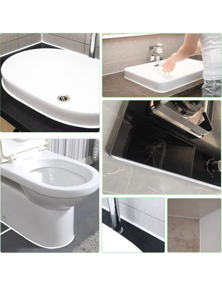 Moldura Autoadhesiva Flexible 3D Umbresen 0.76cm x 6.1m Blanco