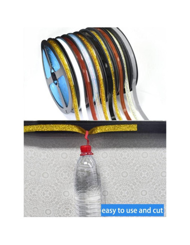 Moldura Autoadhesiva Flexible 3D Umbresen 0.76cm x 6.1m Blanco