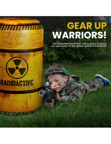 Paquete 4 Inflatables de Combate NINOSTAR para Niños