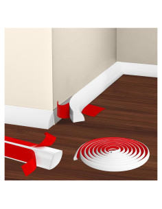 Moldura Flexible de Cuarto Redondo Storystore 1.27x650cm Caucho