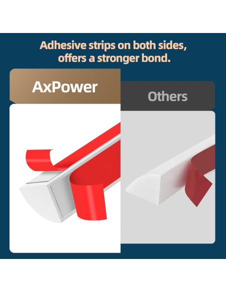 Moldura Flexible Autoadhesiva KYDRAGON 304.8 cm Blanca