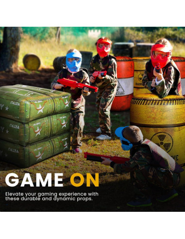 Paquete 4 Inflatables de Combate NINOSTAR para Niños