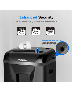 Trituradora Micro-Corte P-5 Wingwise 2x12mm 9 Hojas 58dB 2