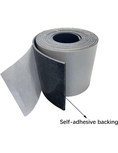 Tiras de goma sólida autoadhesiva Salimhib 4" x 3m x 0.3175cm