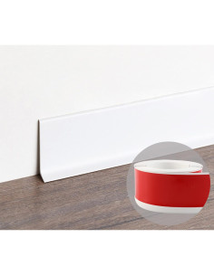 Moldura de Zócalo Autoadhesiva Trimold 6m x 10cm Vinilo 2