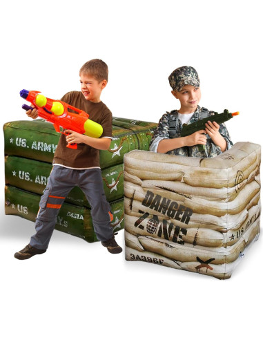 Paquete 4 Inflatables de Combate NINOSTAR para Niños