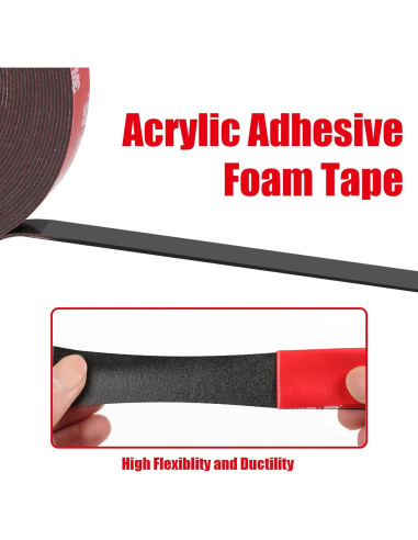 Cinta Doble Cara 3M VHB 11.1m x 1cm Resistente Temperaturas