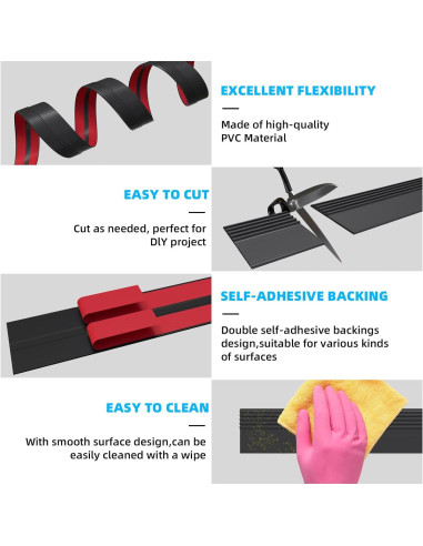 Protector de Borde de Escalera Jaspond 3.05m Antideslizante