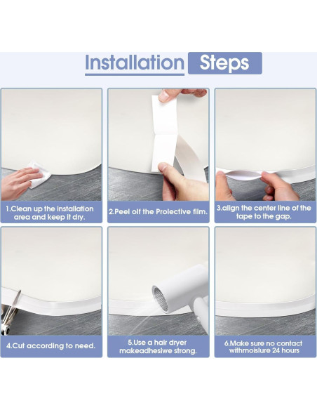 Cinta de Sellado Impermeable Autoadhesiva XIMOXIGU 3.4m