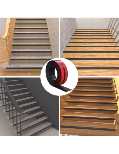 Protector de Borde de Escalera Jaspond 3.05m Antideslizante