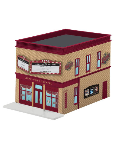 Accesorio de tren O Gauge Lionelville Theatre LED