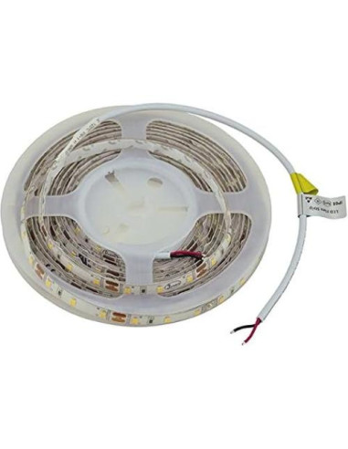 Tira LED 5m IP65 300 SMD2835 12V 24W Blanco LEDwholesalers