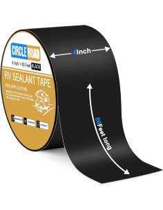 Cinta Selladora Impermeable de Butilo CircleRoad 4cm x 15.24m 2