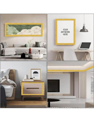 Moldura Autoadhesiva Flexible Leenevs 3m Dorado PVC