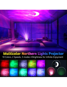 Proyector de Estrellas Lazenry BL-XK04 Luz Nocturna 54 Modos 2