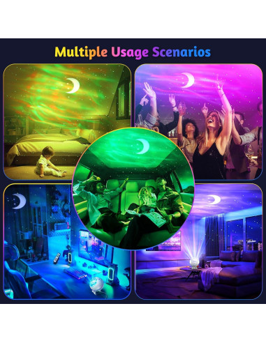 Proyector de Estrellas Lazenry BL-XK04 Luz Nocturna 54 Modos