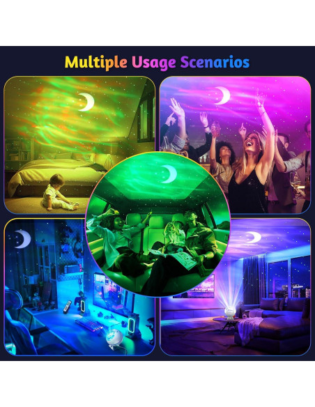 Proyector de Estrellas Lazenry BL-XK04 Luz Nocturna 54 Modos