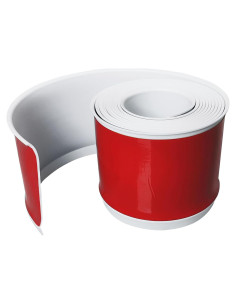 Moldura de Zócalo Flexible Autoadhesiva Salimhib 3.05m Blanco