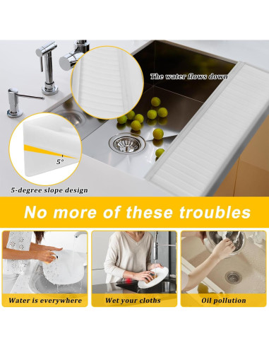 Protector de Borde de Silicona Kitlers 50cm Transparente