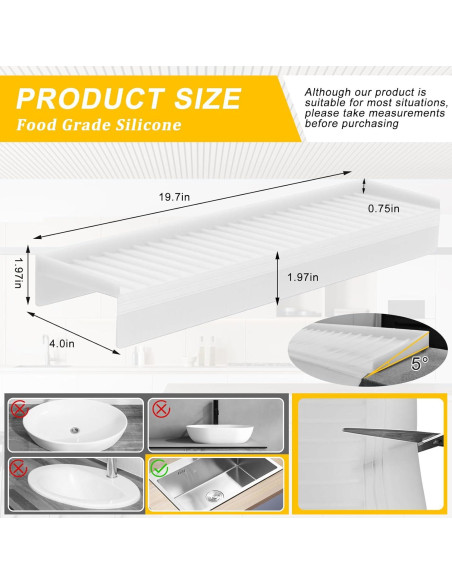 Protector de Borde de Silicona Kitlers 50cm Transparente