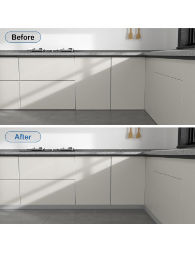 Moldura de Zócalo Autoadhesiva Frantie 6.1m Vinilo Flexible