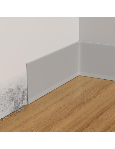 Moldura de Zócalo Autoadhesiva Frantie 6.1m Vinilo Flexible Moldura de Zócalo Autoadhesiva Frantie 6.1m Vinilo Flexible