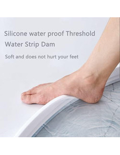 Umbral de Ducha de Silicona FOVBEN 99 cm Impermeable 2