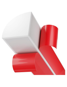 Moldura Cuarterona Flexible Ahua Walsong 99.06 cm Blanca