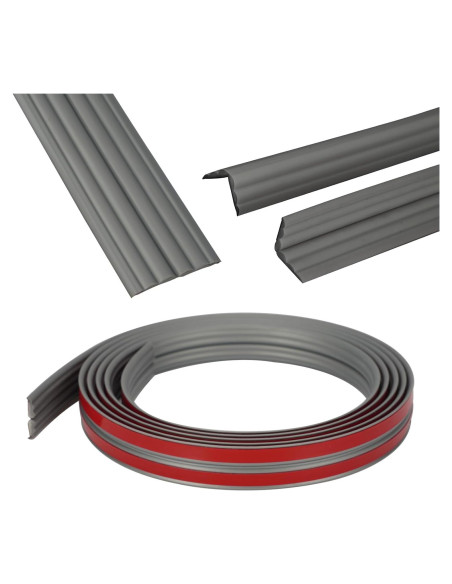 Moldura de esquina autoadhesiva Yefanxi 3m Gris 2cm