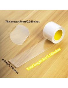 Cinta Protectora de Borde Claro Acrílica 3m - Seguridad Muebles 2