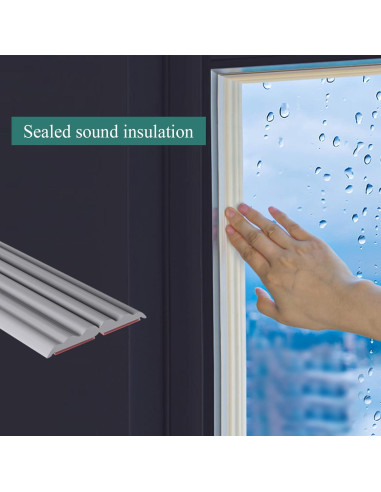 Moldura de esquina autoadhesiva Yefanxi 3m Gris 2cm