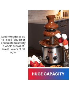 Fuente de Chocolate Total Chef 3 Niveles Acero Inoxidable 0.68 kg 2