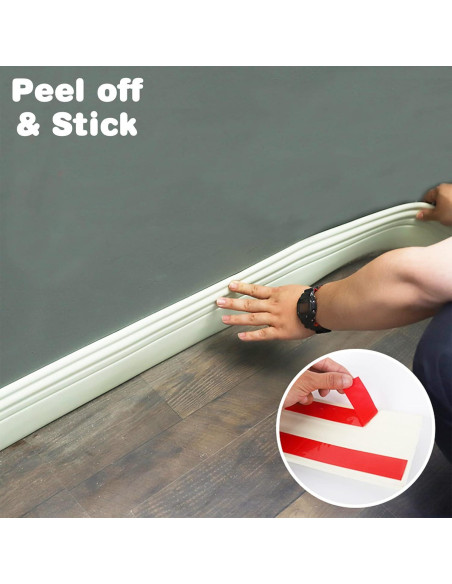 Moldura de Base Autoadhesiva Gaahing 5m x 10cm Impermeable