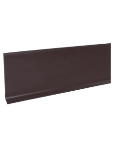 Base de Pared de Vinilo M-D 4" x 18.29 m Marrón Flexible