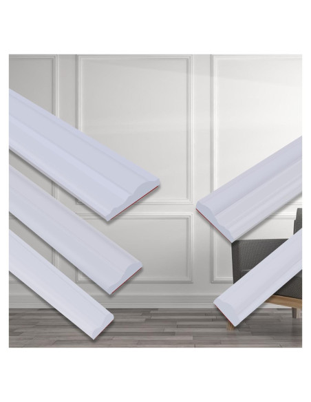 Riel de Silla Autoadhesivo TPE QDYMXUN 299.72 cm x 2.01 cm