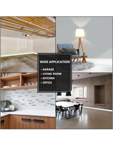 Moldura de Zócalo Flexible Stickgoo 10 cm x 6.1 m Blanca